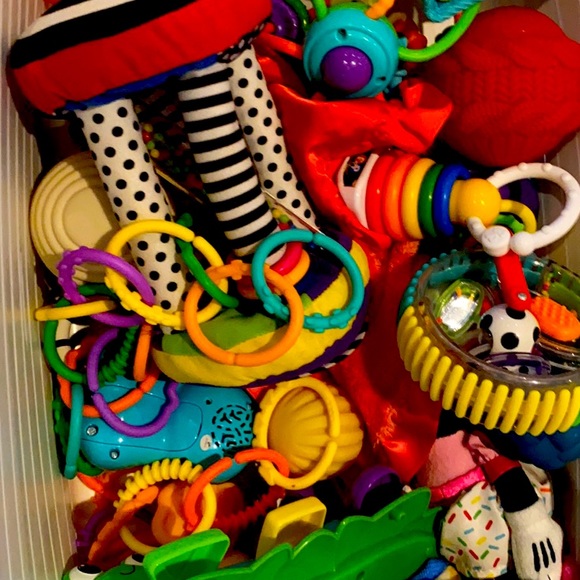 Other - Bucket of baby toys newborn to 1 year $30 for the whole bucket